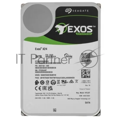 Жесткий диск HDD Seagate Exos 24Tb 7200rpm SATA 512Mb 3.5"
