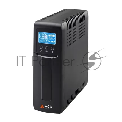 Источник бесперебойного питания (ИБП) ACD PW-Slim 850 / 850ВА / 510Вт /4 x CEE 7 (евророзетка)