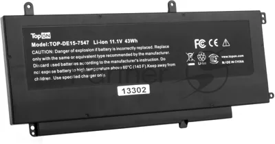 Батарея для ноутбука TopON TOP-DE15-7547 11.1V 3800mAh литиево-ионная (103280)