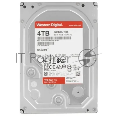 Жесткий диск HDD WD Red Pro 4Tb 7200rpm SATA 256Mb 3.5"