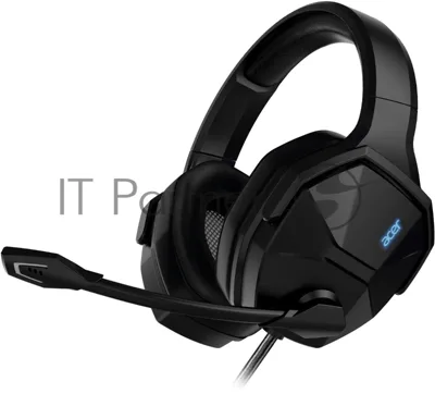 Гарнитура Acer OHW312 чёрный, проводная, USB, подсветка