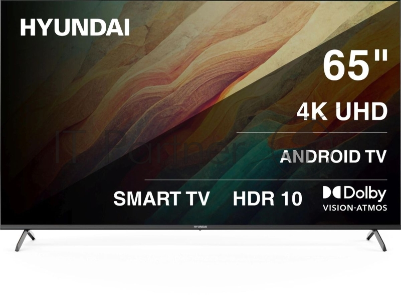 Телевизор Hyundai 65" H-LED65BU7009 черный LED UHD 60Hz Smart TV
