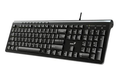 Клавиатура проводная Genius SlimStar 230II 31310048402, USB, черный