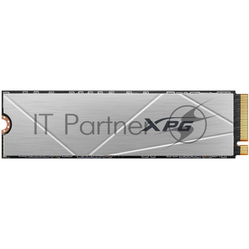 Накопитель SSD ADATA XPG GAMMIX S60, 512Gb, PCIe 4.0 x4, M.2 2280, NVMe, R/W 4700/1700, с радиатором