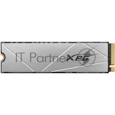 Накопитель SSD ADATA XPG GAMMIX S60, 512Gb, PCIe 4.0 x4, M.2 2280, NVMe, R/W 4700/1700, с радиатором