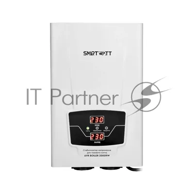 Стабилизатор напряжения для газового котла SMARTWATT AVR BOILER 2000RW (140W - 260W, 2000VA, 2 кВт, 50 Гц, розеток - 2,
