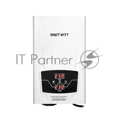 Стабилизатор напряжения для газового котла SMARTWATT AVR BOILER 500RW (140W - 260W, 500VA, 0.5 кВт, 50 Гц, розеток - 1,