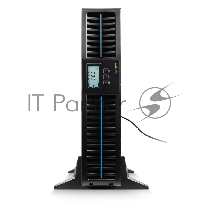 Источник бесперебойного питания SMARTWATT UPS DATA PRO 1kVA Online 1000VA/900W (Euro x2, RS232 USB, SNMP, LCD, 450x440x88(мм), 10,7 кг, гарантия 24м