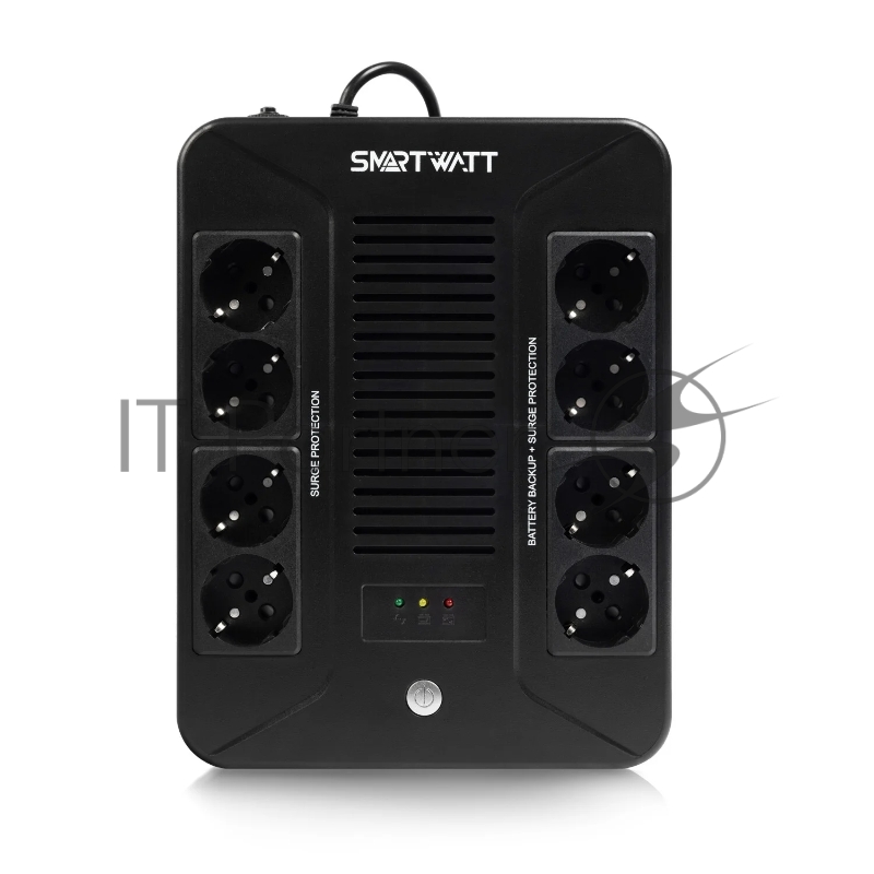 Источник бесперебойного питания SMARTWATT UPS SAFE PRO 600 Line-interactive 600VA/360W Brick (Euro x8, LED, 275x210x95(мм), 4,8 кг, гарантия 24мес.