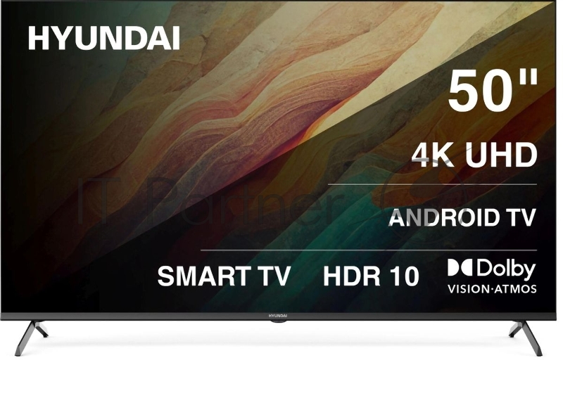 Телевизор Hyundai 50" H-LED50BU7009 черный LED UHD 60Hz Smart TV