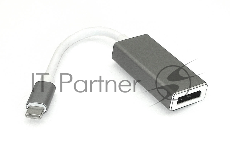 Адаптер Type-C на DisplayPort, серый