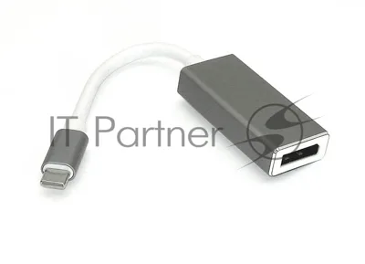 Адаптер Type-C на DisplayPort, серый