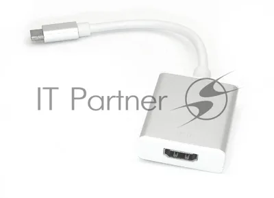 Адаптер Type-C на HDMI, серебро