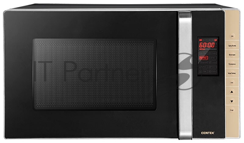 Микроволновая печь Centek CT-1561 черный, 23 л, 1300 Вт, переключатели - сенсор, кнопки