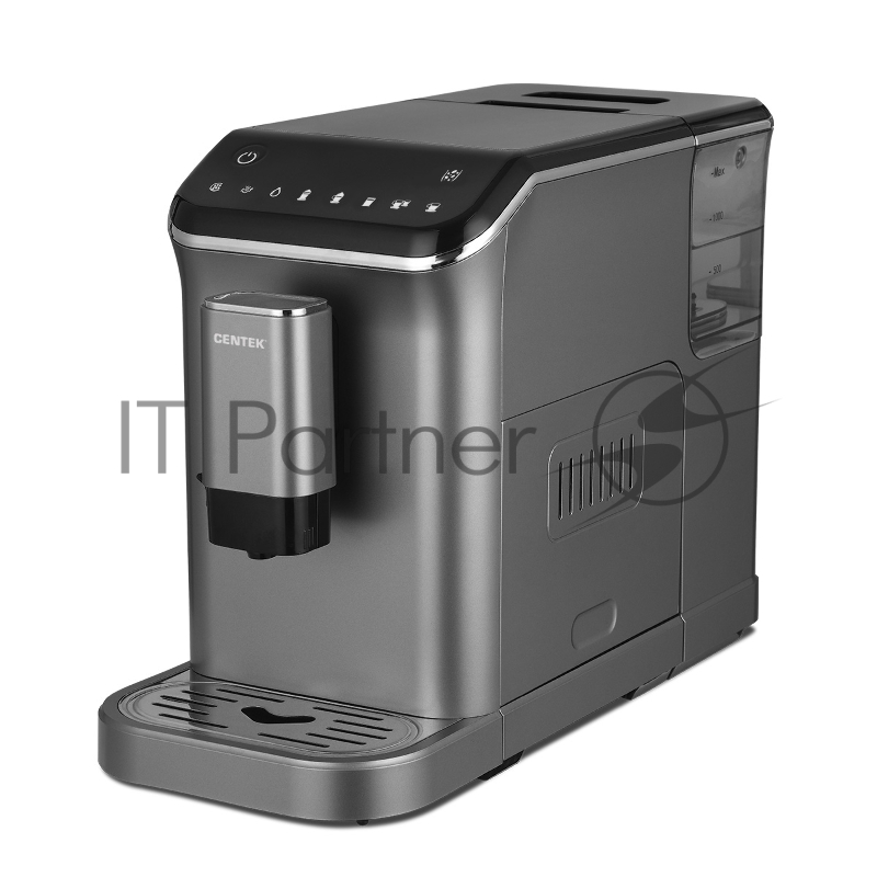 Кофемашина автоматическая Centek CT-1190 серый/черный, исп. кофе - зерна, 1.5 л, 1550 Вт, 20 бар
