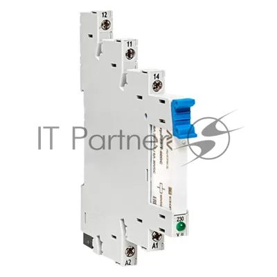 Реле промежуточное РП slim 23/1 6А 230В AC с розеткой в сборе EKF rps-23-1-60-rms230AC