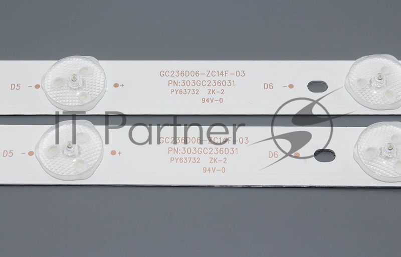 Светодиодная подсветка TV 24" GC236D06-ZC14F-03 (комплект 2шт)