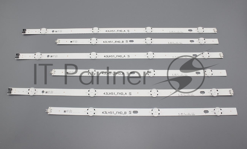 Светодиодная подсветка AGF79047001 43" LG 43LF 43LH 43LJ 43LW 43LX (комплект 6шт)