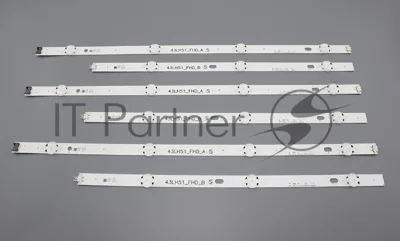 Светодиодная подсветка AGF79047001 43" LG 43LF 43LH 43LJ 43LW 43LX (комплект 6шт)