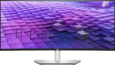 Монитор 37.5" Dell UltraSharp U3824DW IPS 3840x1600, 60 Гц, 8 мс, 21:9, 300 кд/м², 2xHDMI, 1xDP, 1xUSB-C, 2x9 Вт, серебристый