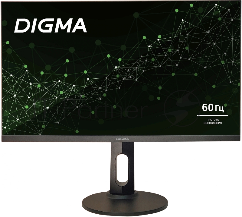Монитор 27" Digma Progress 27P505U IPS 3840x2160, 60 Гц, 5 мс, 16:9, 350 кд/м², 2xHDMI, 2xDP, 1x3.5 мм, 2x3 Вт, черный
