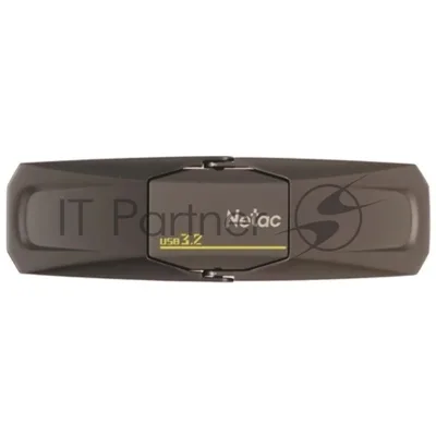 Флешка USB Netac US5 (NT03US5C-512G-32TA), 512Gb, USB 3.2/TypeC, R/W 550/500, черный