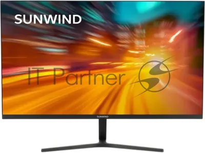 Монитор 23.8" SunWind SM-24FI401 IPS 1920x1080, 180 Гц, 1 мс, 16:9, 250 кд/м², 1xVGA, 1xHDMI, 1xDP, 1x3.5 мм, черный