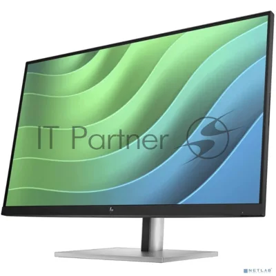 Монитор 27" HP E27 G5 IPS 1920x1080, 75 Гц, 5 мс, 16:9, 300 кд/м², HDMI, DisplayPort, USB-концентратор, Flicker Free, Low Blue Light, трехсторонний безрамочный дизайн, поворот на 90 градусов, регулировка по высоте, черный
