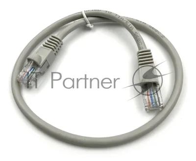 Патч-корд Buro LSZH UTP cat5E 0.5м серый RJ-45 (m)-RJ-45 (m)