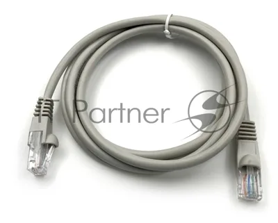 Патч-корд Buro LSZH UTP cat.5e 1.5м серый RJ-45 (m)-RJ-45 (m)
