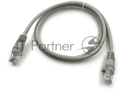 Патч-корд Buro LSZH UTP cat.5e 1м серый RJ-45 (m)-RJ-45 (m)