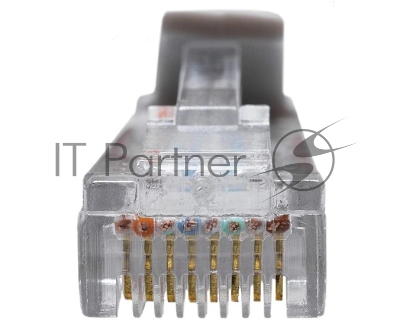 Патч-корд Suprlan 10-0142 UTP RJ-45 вил.-вилка RJ-45 cat.5e 1м серый LSZH 24AWG