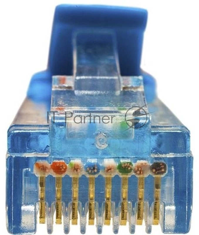 Патч-корд Suprlan 10-0148 UTP RJ-45 вил.-вилка RJ-45 cat.5e 2м синий LSZH 24AWG