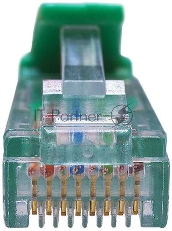 Патч-корд Suprlan 10-0157 UTP RJ-45 вил.-вилка RJ-45 cat.5e 1м зеленый LSZH 24AWG
