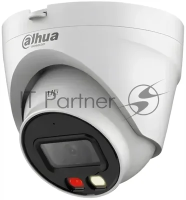 Уличная турельная IP-видеокамера Dahua DH-IPC-HDW1439VP-A-IL-0360B Smart Dual Light 4Мп, 1/2.9” CMOS, объектив 3.6мм, ИК-подсветка до 30м, LED-подсветка до 20м, IP67, корпус: металл