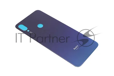 Задняя крышка для Xiaomi Redmi Note 7 голубая