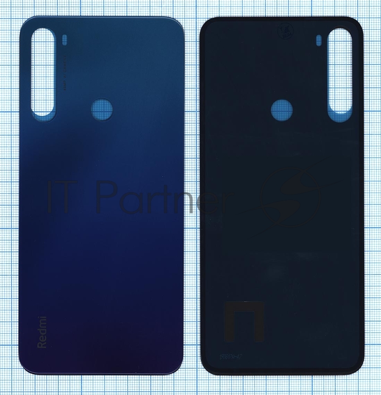 Задняя крышка для Xiaomi Redmi Note 8 синий