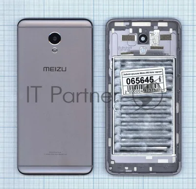 Задняя крышка для Meizu M5 Note темно-серый