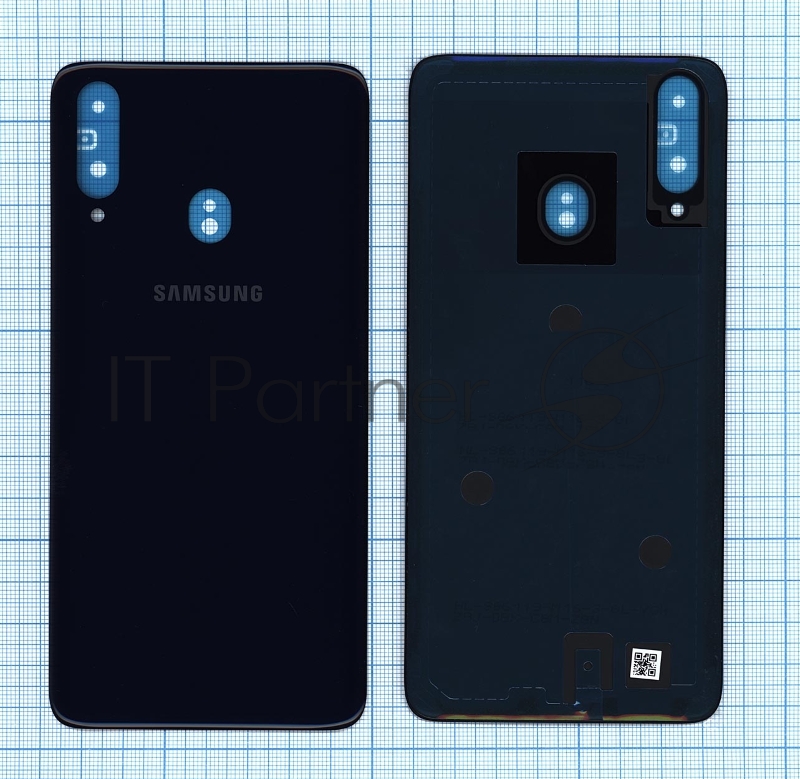 Задняя крышка для Samsung A207F Galaxy A20S (2019) синий