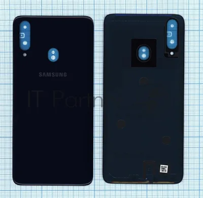 Задняя крышка для Samsung A207F Galaxy A20S (2019) синий