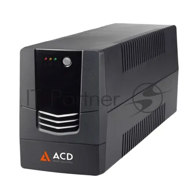Источник бесперебойного питания (ИБП) ACD PW-Base 2000 / 2000ВА / 1200Вт / 4 x CEE 7 (евророзетка)