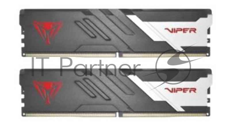 Оперативная память Patriot Viper Venom, DDR5, 32Gb (2x16Gb), 6000MHz, CL30, DIMM, с радиаторами, серый/черный