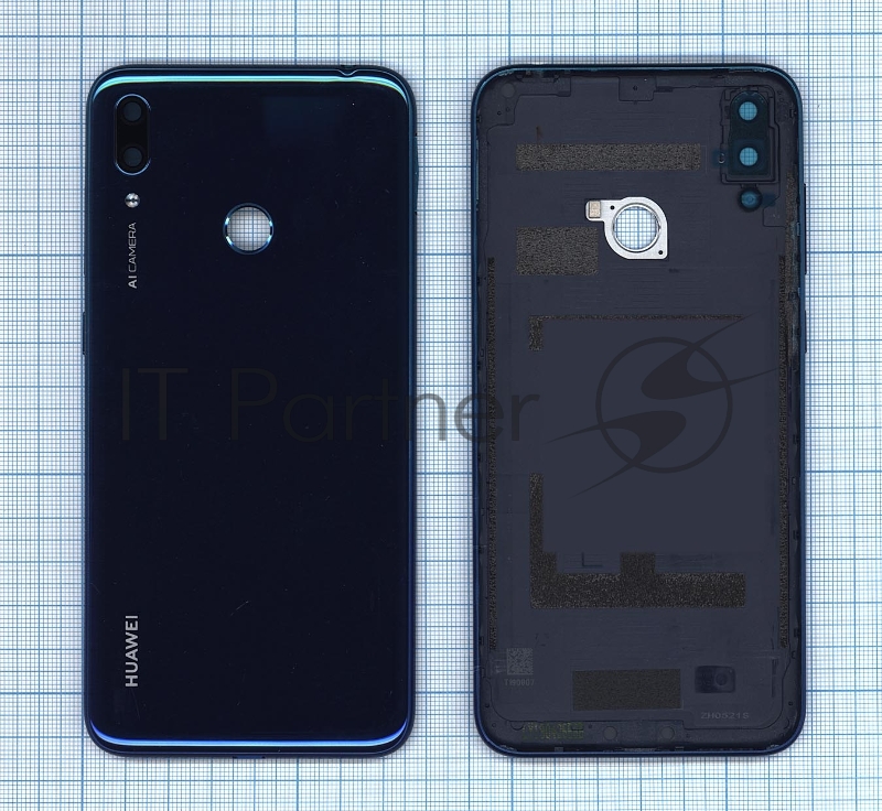Задняя крышка для Huawei Y7 2019 синий