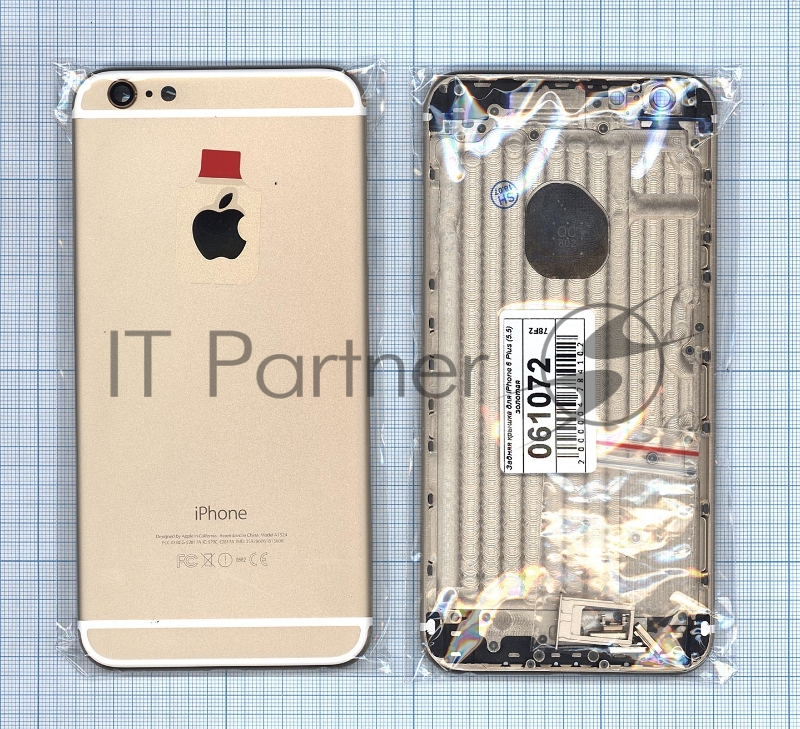 Задняя крышка для iPhone 6 Plus (5.5) золотой