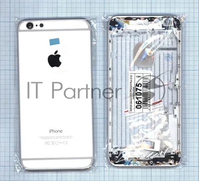 Задняя крышка для iPhone 6 Plus (5.5) серебристый