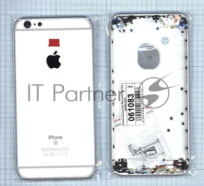 Задняя крышка для iPhone 6S Plus (5.5) серебристый