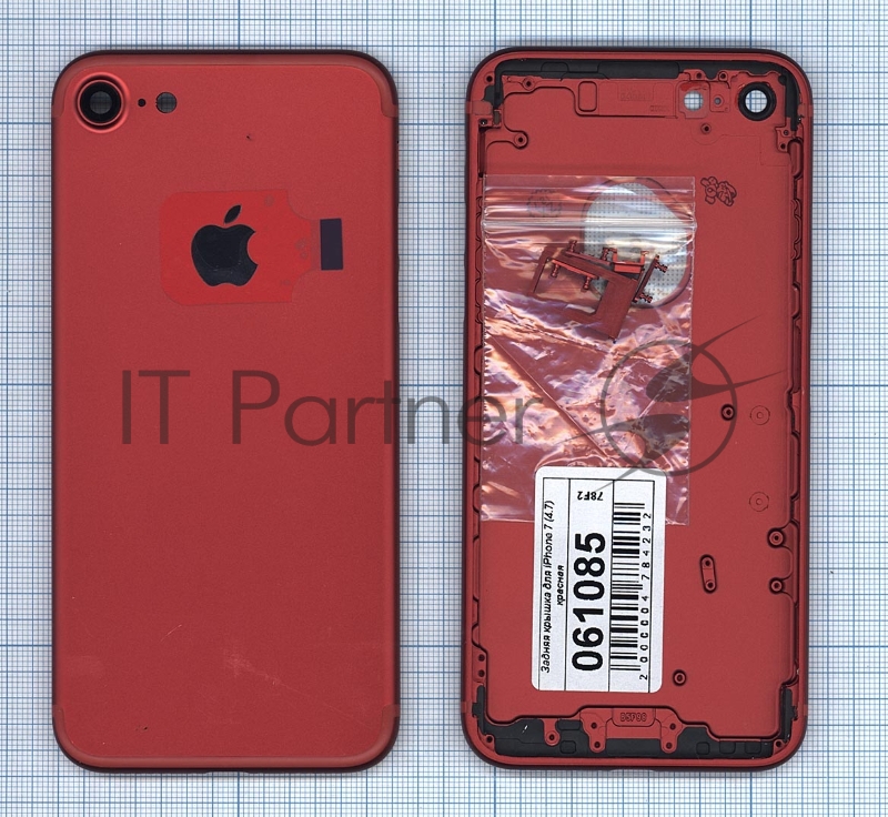 Задняя крышка для iPhone 7 (4.7) красный
