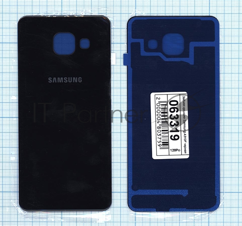 Задняя крышка для Samsung A310F Galaxy A3 (2016) черный