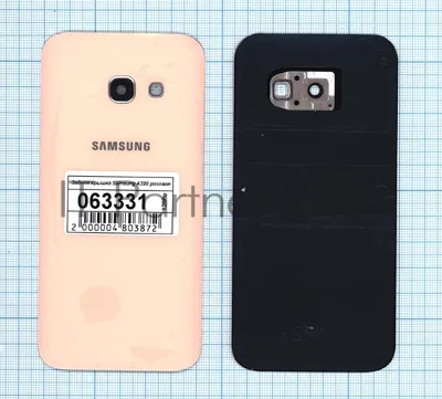 Задняя крышка для Samsung A320 Galaxy A3 (2017) розовый
