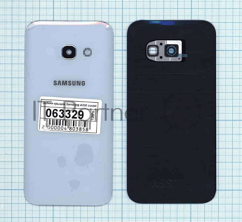 Задняя крышка для Samsung A320 Galaxy A3 (2017) синий